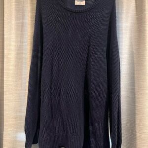 Navy Blue Knit Sweater